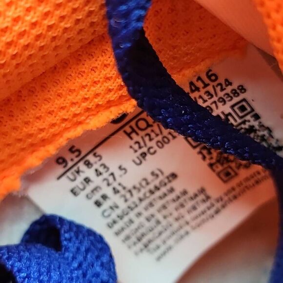 Nike Dunk Low SE "Baltic Blue/Deep Royal Blue/Total Orange" Men's Shoe Size 9.5 - Picture 9 of 11